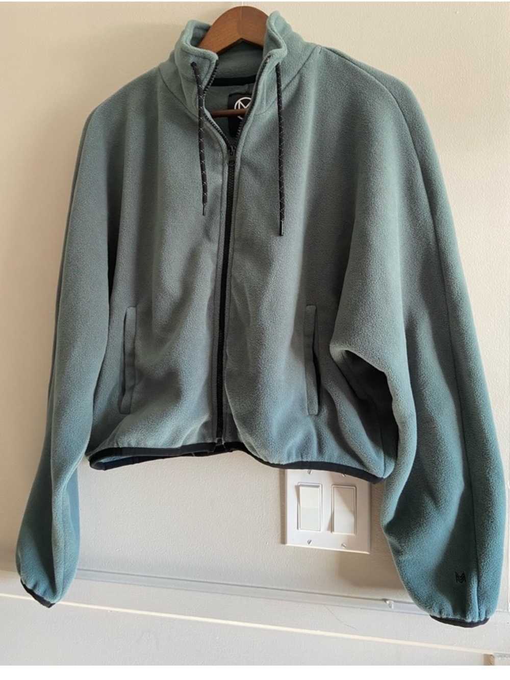 ☀️ Move ☀️ forest green fleece athletic jacket